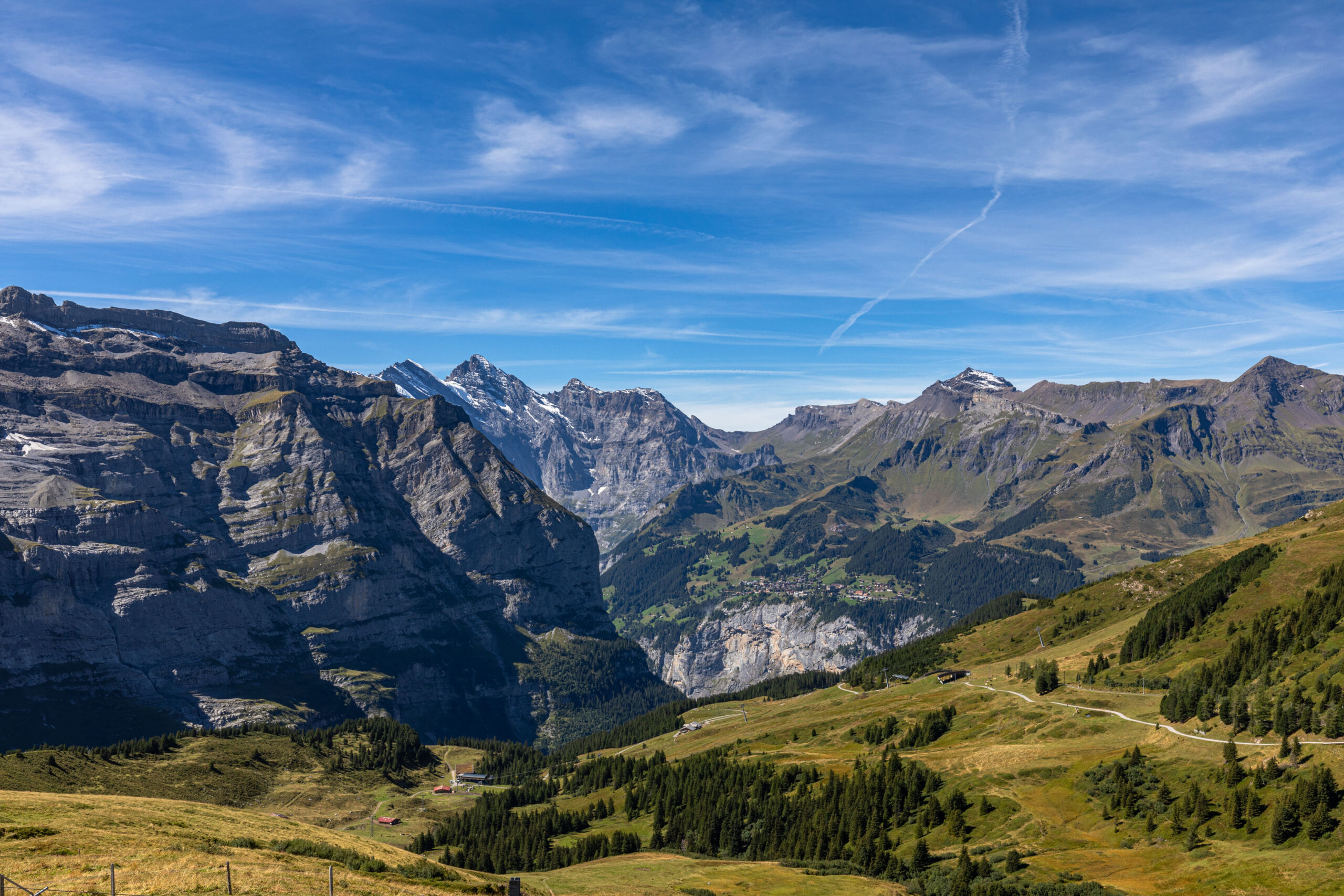 Bergpanorama in der Jungfrauregion