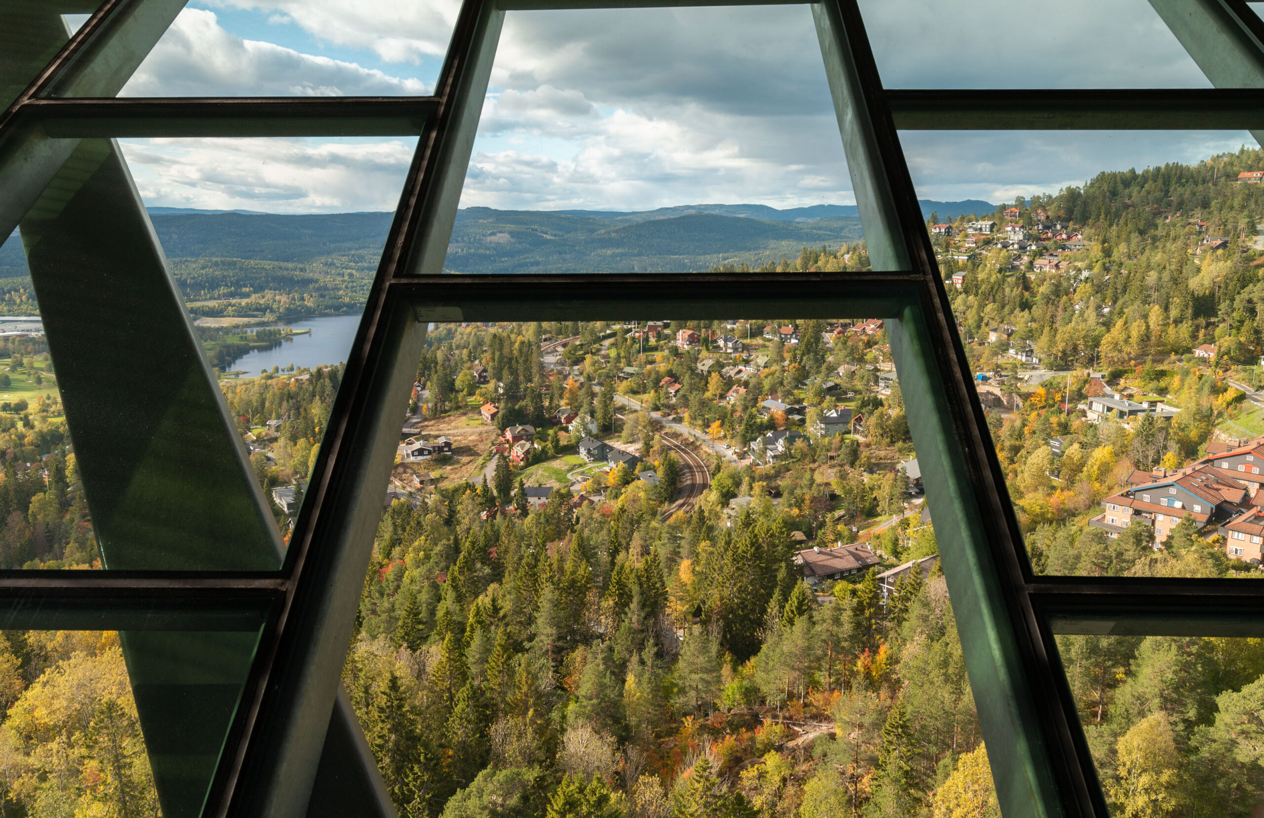 Von der Holmenkollenschanze hat man einen guten Ausblick über die Hauptstadt von Norwegen