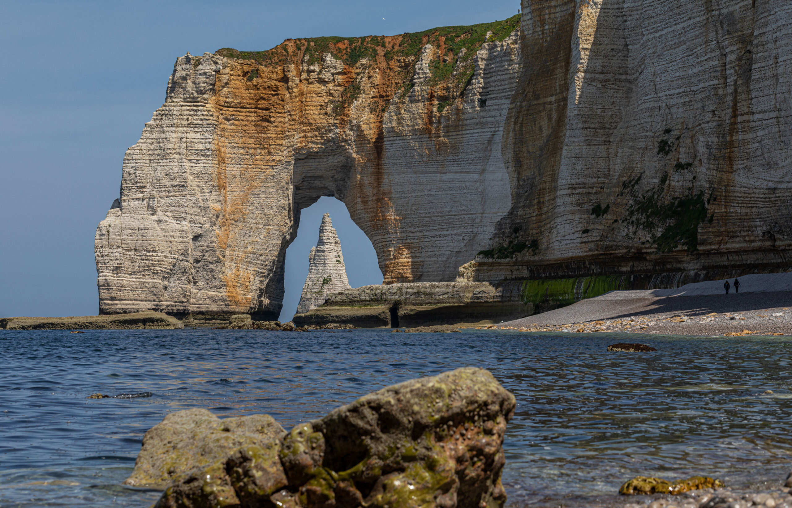 Falaises d`Étretat vues de la mer, Landschaft