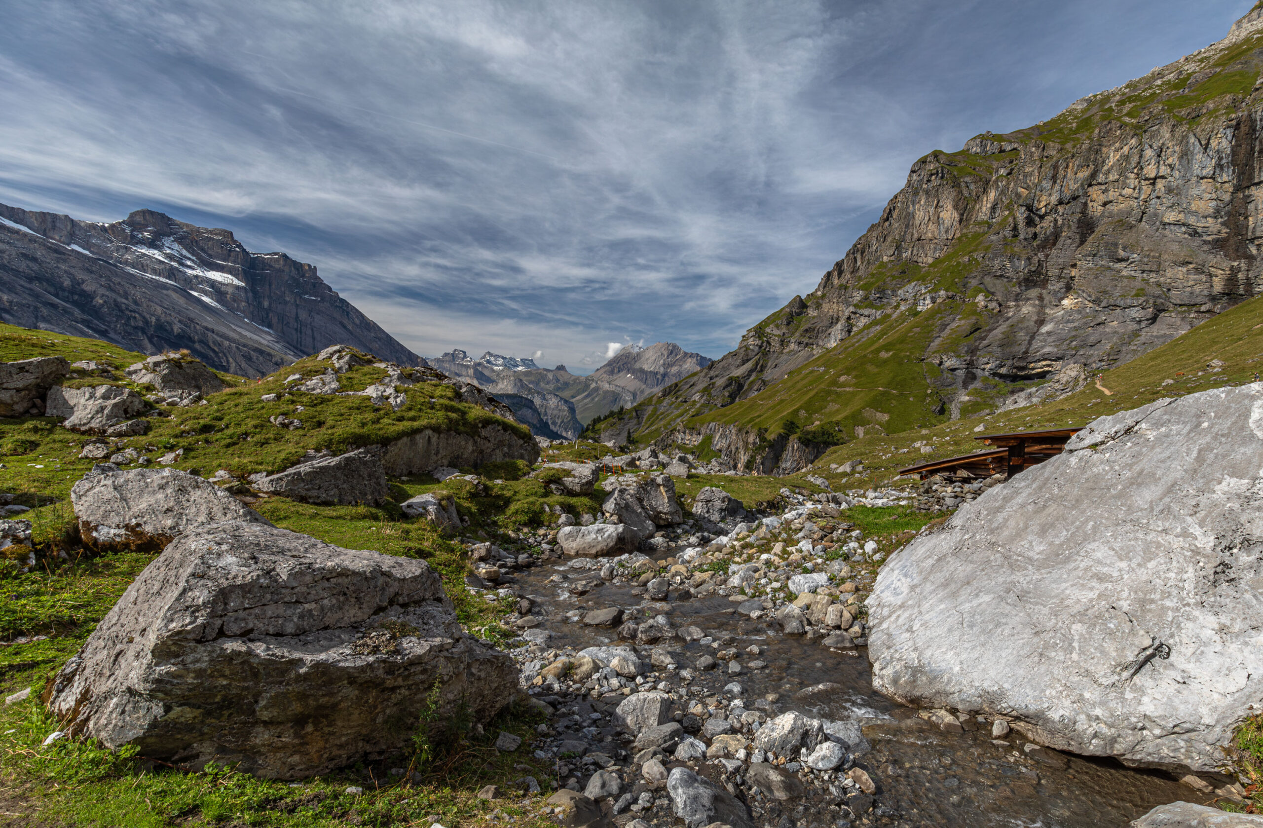 Über dem Oeschinensee auf der Alm