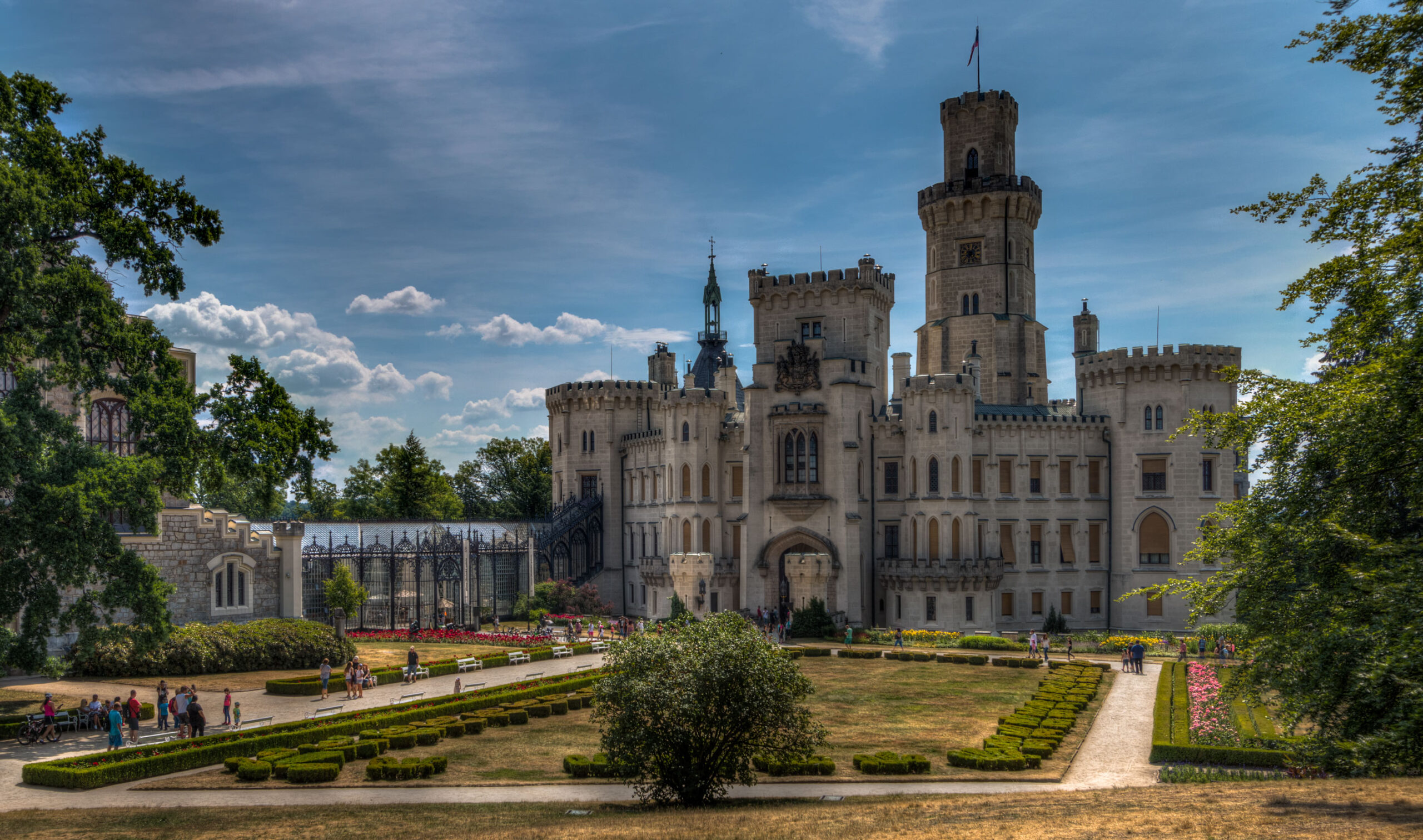 Hluboká nad Vltavou, das Märchenschloss im Süden Tschechiens