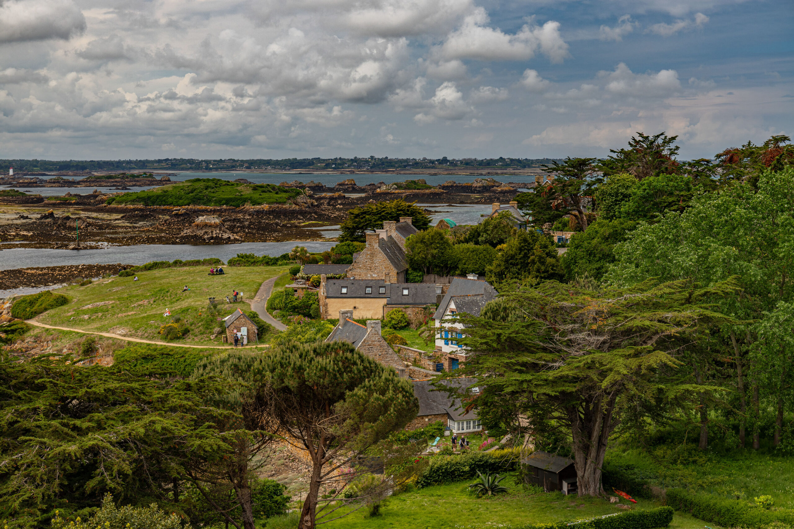 Typische Landschaft auf der Insel Île de Bréhat