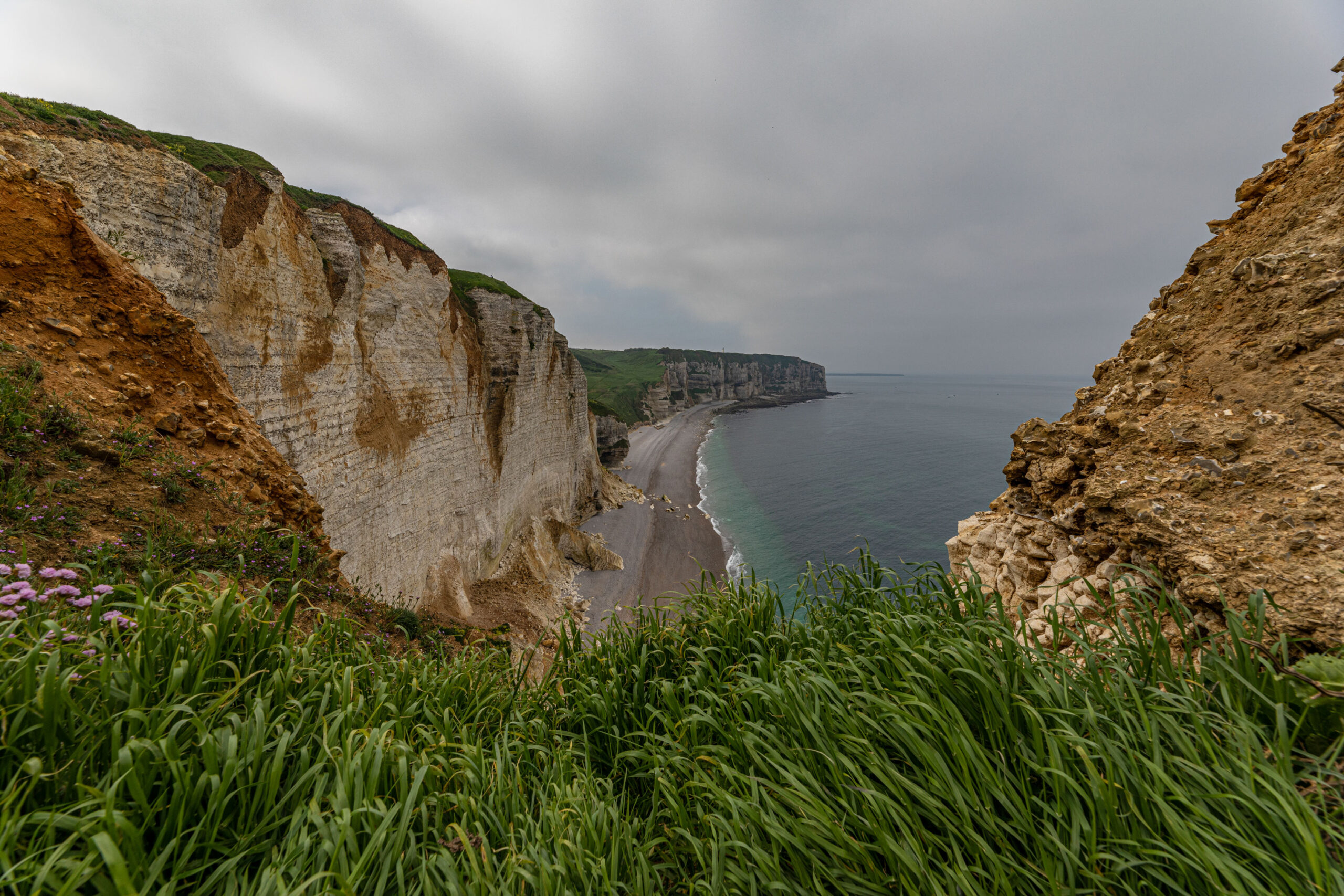 Küstenabschnitt in der Normandie