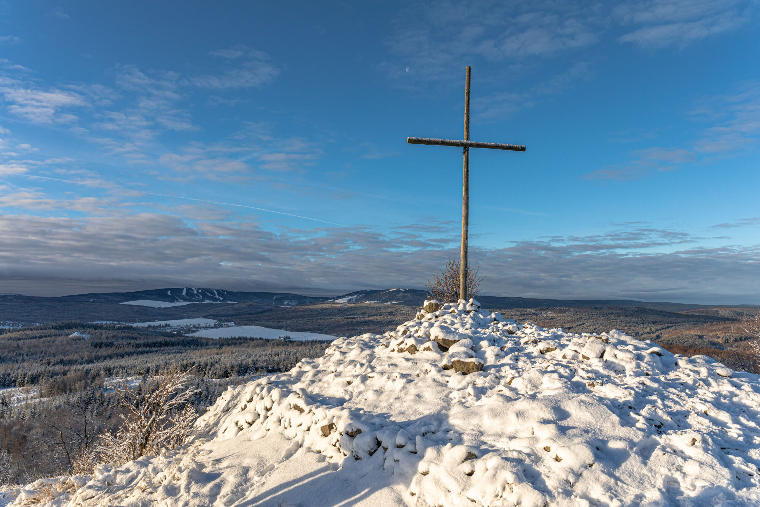 Der Špičák im Winter