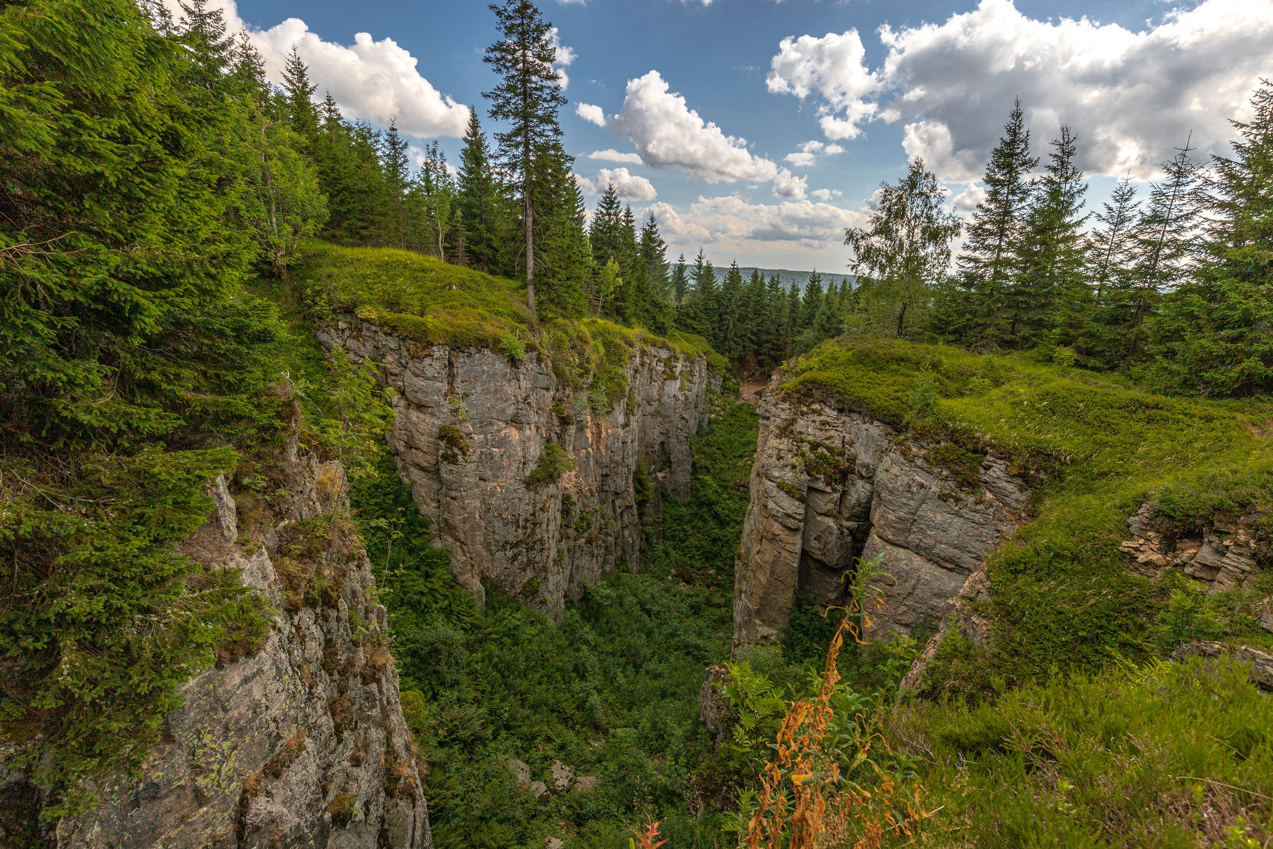 Die Wolfspinge im böhmischen Erzgebirge