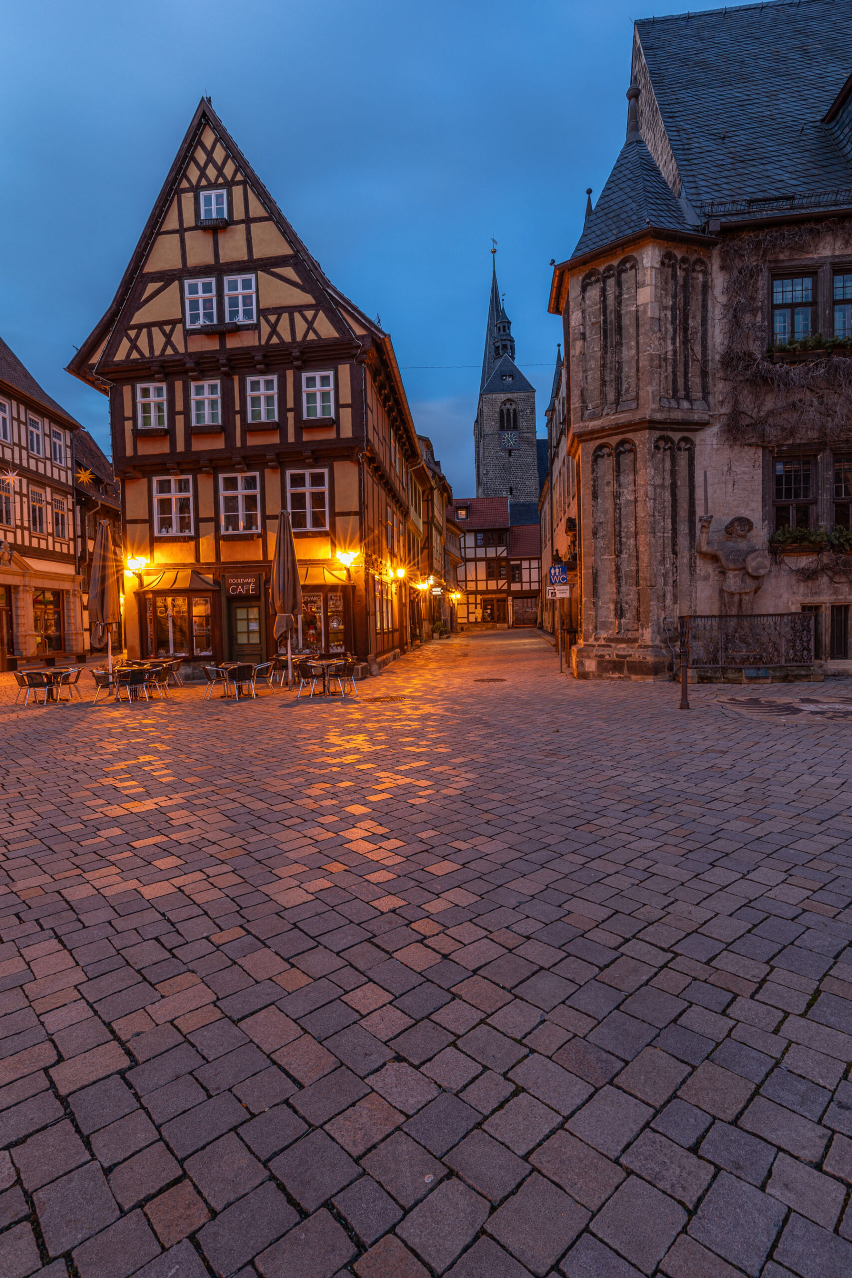 Der Marktplatz von Quedlinburg