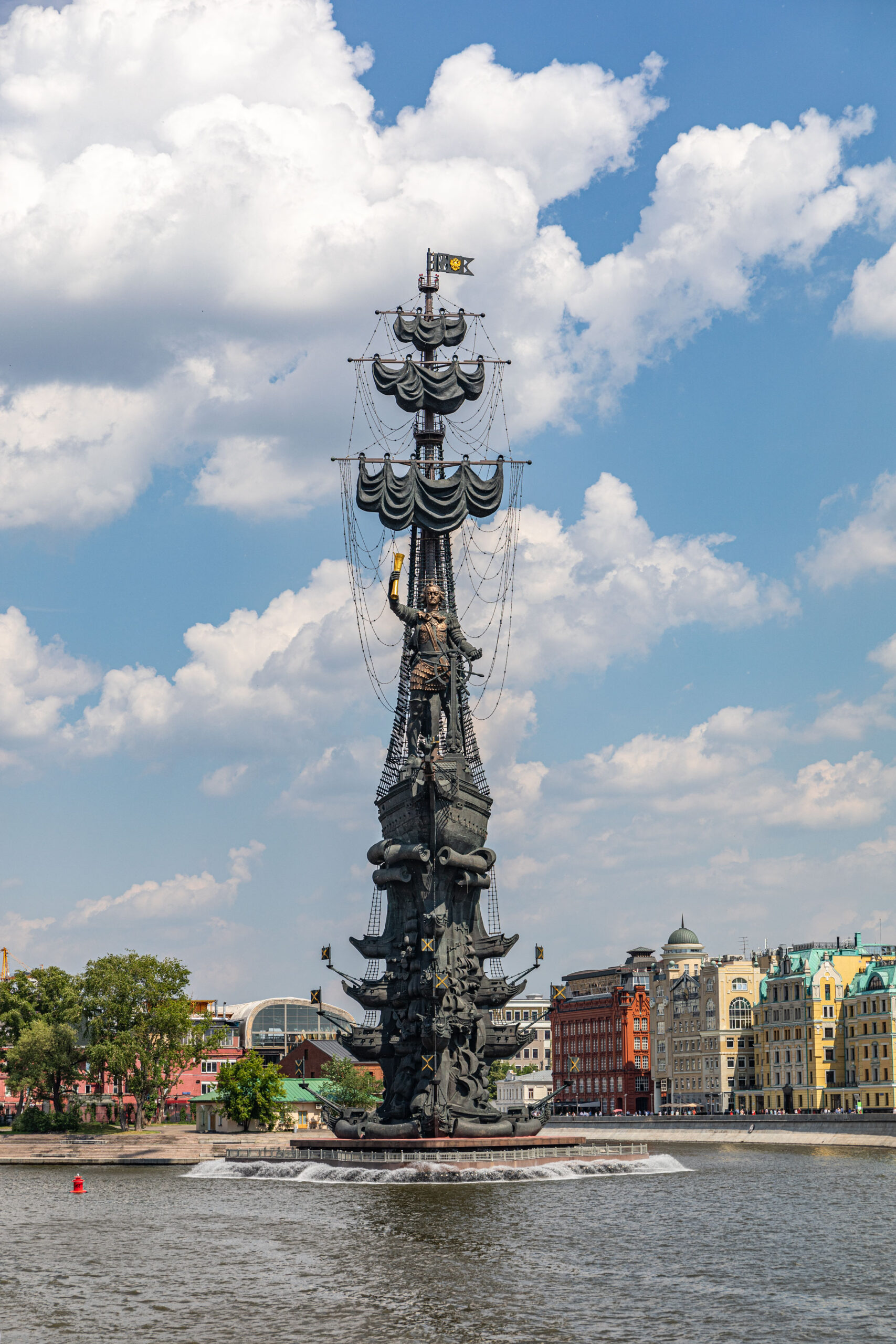 Denkmal für Peter 1 in Moskau