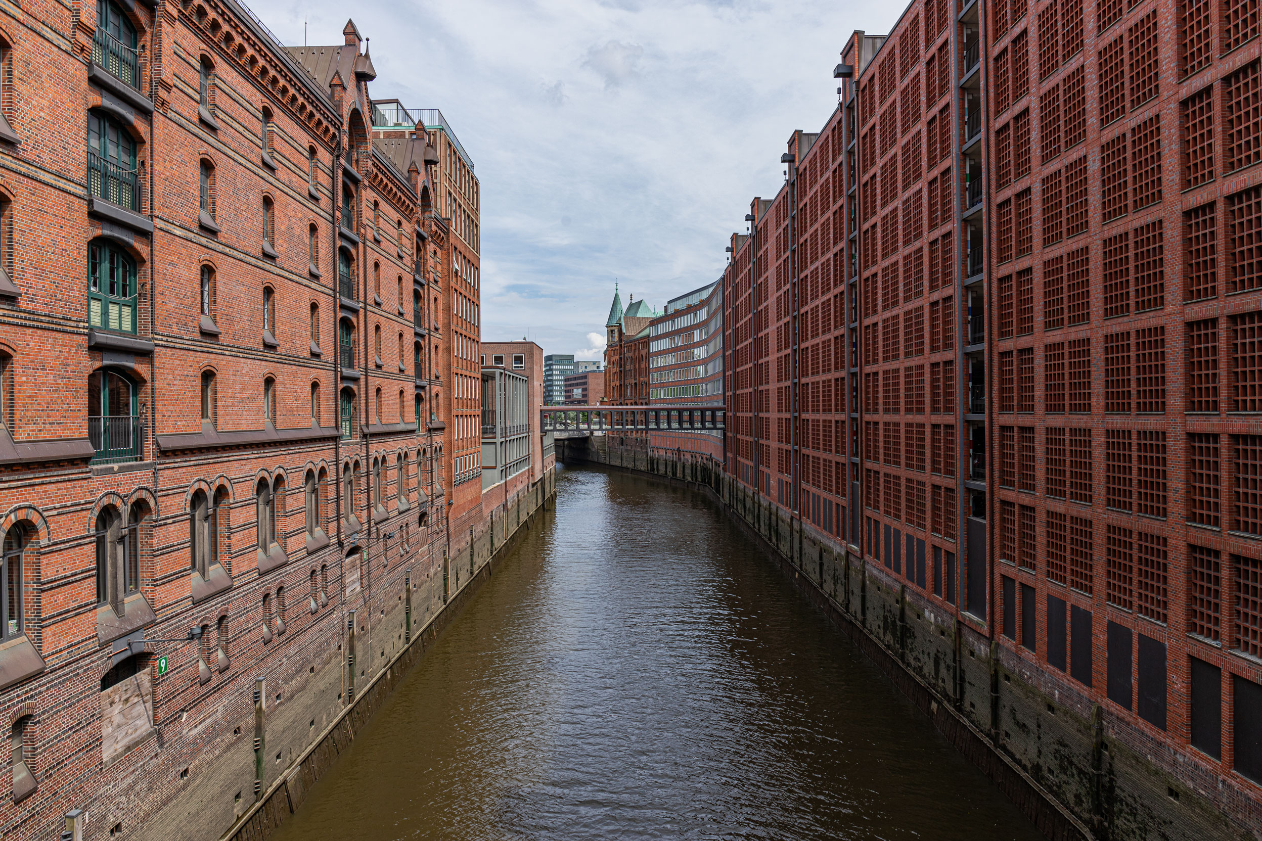 Kanäle in der Speicherstadt