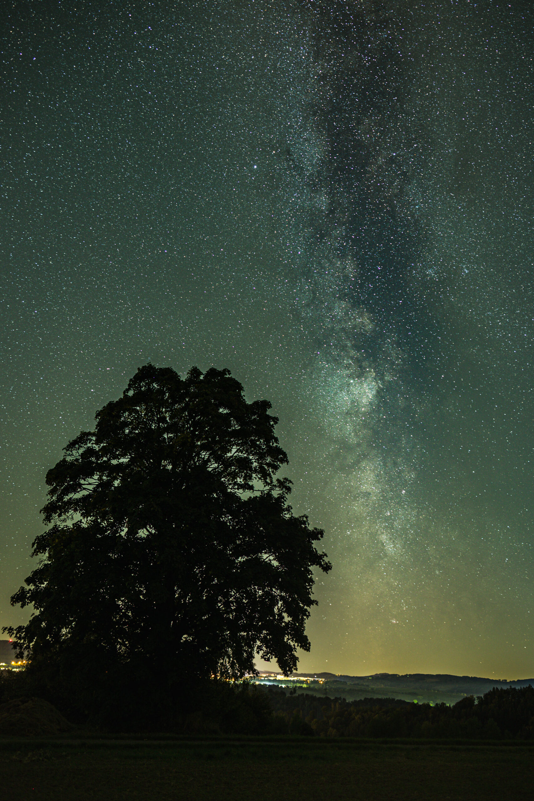 Milchstrasse über Annaberg-Buchholz