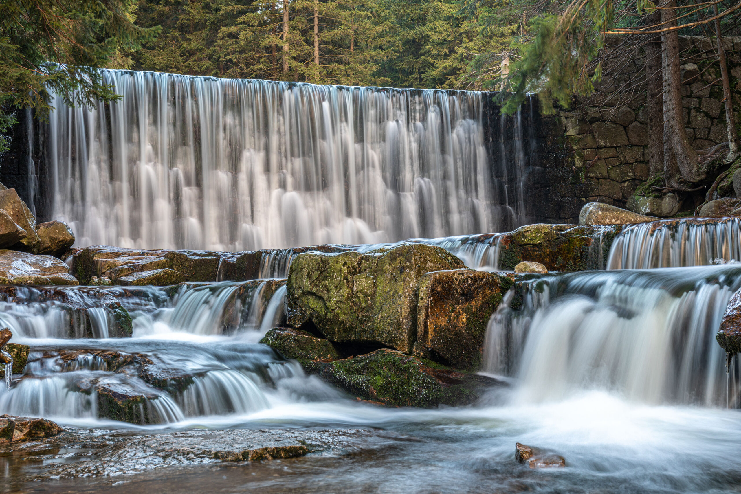 Wasserfall in Polen